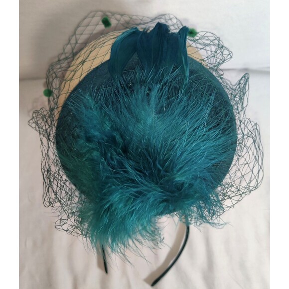 Fascinators Hat Kentucky Derby Tea Party Headwear for Women one size Green NEW - Picture 7 of 11